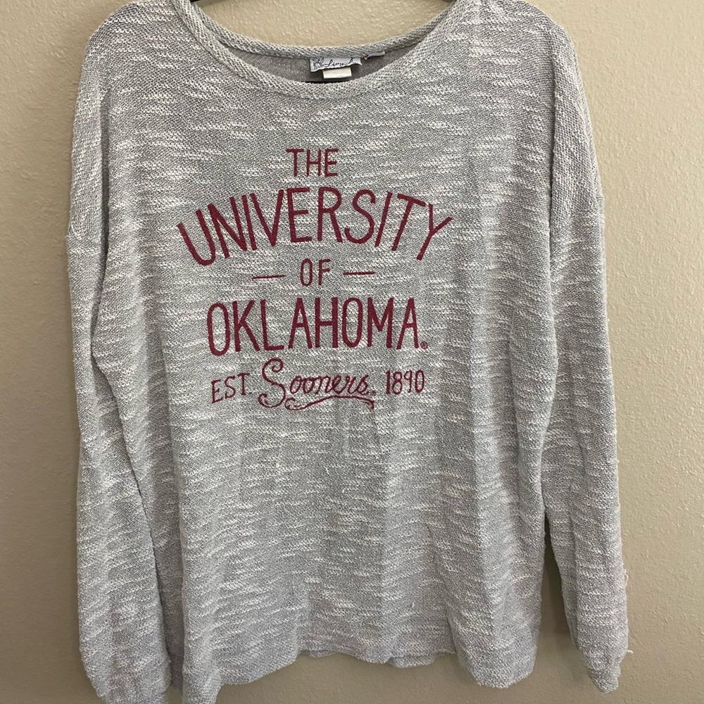 University of Oklahoma Sweatshirt size S/M